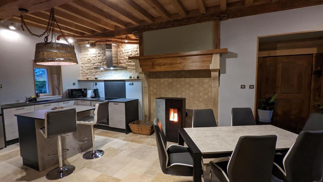 La Ferme Du Chateau Beire-le-Chatel Bagian luar foto